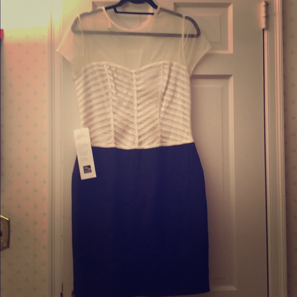 NEW Chettah B Black and White Dress - Size 12